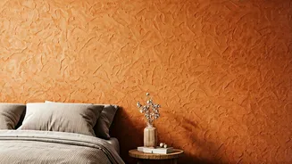 Earthy Terracotta Clay Wash Gives Bedrooms Rich Textured Upgrades