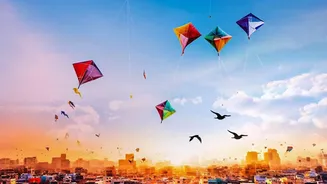Kite flying boosts health and focus