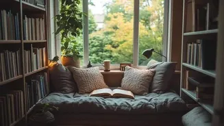 How to create a plant-inspired reading nook