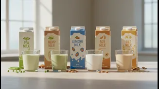 How pea and hemp milk compare to traditional options in plant milk wave