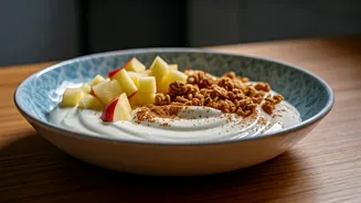 Revamp Your Breakfast: High-Protein Apple Pie Yoghurt Bowl for Gut Health