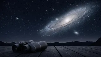 Why the Andromeda galaxy stands out as the farthest object visible to human eyes with binoculars