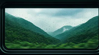 Rainy India Looks Cinematic From Rail Seats