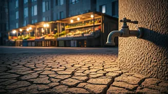 Water Stress Reaches Apartments, Hostels And Markets