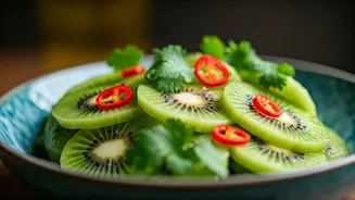 This Spicy Chili Lime Kiwi Salad Will Blow