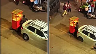 Mumbai: Viral Video Shows Popcorn Vendor Urinating By Roadside, Then Handling Food Without Washing Hands; Sparks Hygiene Concerns