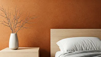 Terracotta Clay Washes Are Officially Replacing Bedroom Wallpaper Today