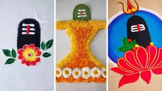 Mahashivratri Rangoli Designs: Simple Artistic Ideas To Welcome Lord Shiva Home