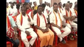Major Setback For Palaniswami As Over 300 AIADMK Members Join Vijay-Led TVK