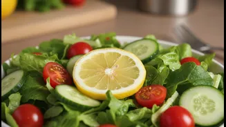 Why Lemon On Your Salad Could Matter For Iron From Plant Foods