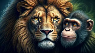 Lion or Monkey: Your First Glimpse Unveils Your Inner Leader or Creative Spark!