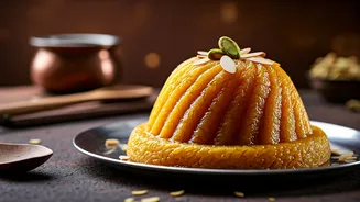 Divine Kesari Halwa: A Saraswati Puja Treat