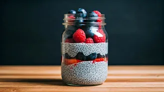 Your Breakfast Jar Needs Chia And Berries