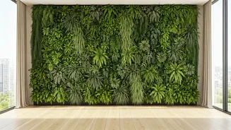 Bring Nature Indoors Using Biophilic Vertical Green Wall Designs