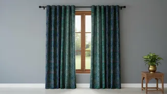 Upcycled Saree Window Drapes Support Sustainable Living Goals By Keeping Used Textiles Out Of Landfills