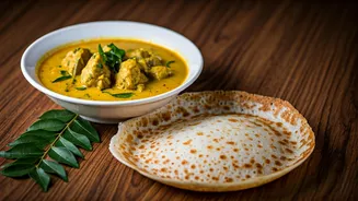Kerala's Culinary Gems: Appam and Chicken Stew