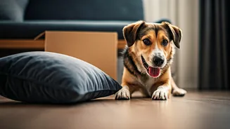 Pillows And Boxes Save Bored Indoor Dogs During Peak Heatwaves