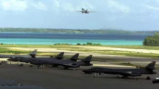 Iran fires missiles at Diego Garcia base in Indian Ocean