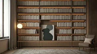 Book-Drenched Shelves Are The New Home Flex