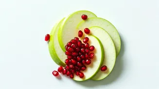 The Beautiful Green Apple Pomegranate Trend Sweeping Feeds
