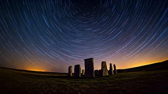 Visible Star Rays Leaving Beacons Centuries Ago Land Tonight