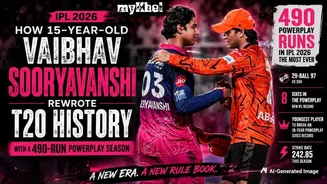 IPL 2026: How 15-Year-Old Vaibhav Sooryavanshi Rewrote T20 History With A 490-Run Powerplay Season