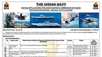 Indian Navy SSC Officer Recruitment 2026: Notification For 260 Vacancies Out; Check Details Here