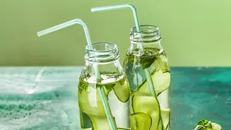 Boost Daily Hydration Fast Infuse Water With Cucumber Mint Lemon For Detox Today