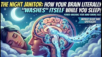 World Sleep Day Spotlight: The Night Janitor - How Your Brain Literally 'Washes' Itself While You Sleep on World Sleep Day