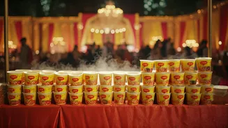 Viral Wedding Sensation: Maggi Counter Becomes the Star Attraction!