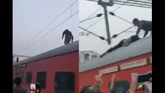 UP Man Climbs Roof Of Moving Train, Halts Rail Traffic For 40 Minutes: ‘Subway Surfers In Real Life’