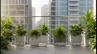 Why busy urban workers swap traditional planters for automated self-watering capillary containers