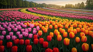 Asia's Grandest Tulip Festival Blooms in Srinagar: A Visual Feast Awaits!