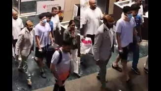 Fans Concerned As Video Of Shubman Gill Wearing Cervical Collar As He Leaves Hospital Goes Viral | Watch