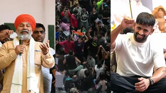 One Stage, 3 Protests: Rakesh Tikait And Bajrang Punia Join Students At Jantar Mantar
