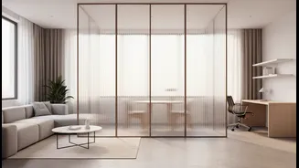 2026 interior trends: Fluted Glass In Compact Homes can divide small spaces without blocking daylight