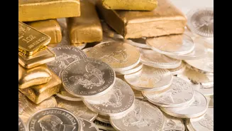 Gold stays at seven-week high, silver nears all-time high as rate cuts support bullion