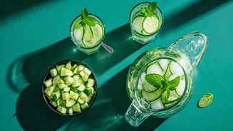 Cool Down with Refreshing Cucumber-Mint Delights: 5 Summer Recipes