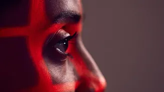 Red makeup moves beyond just lips