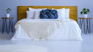 How To Use Indigo Batik Patterns To Add Cool Refreshing Tones To Bedrooms