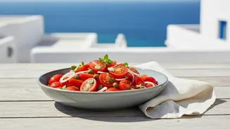 The Tomato-and-Caper Salad Spotted on Ananya Panday's Greece Trip