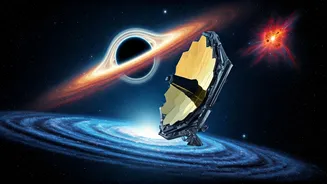 James Webb Telescope Unveils Cosmic Mysteries: Earliest Galaxies, Vampire Stars, and Black Hole Behavior