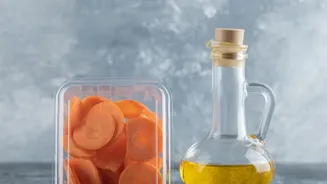 Upcycle leftover coriander and mint stems into flavourful zero waste cooking oils