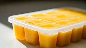 Coconut Water Mango Ice Trays Create Healthy Summer Treats