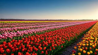 Global Floral Paradises: Explore Breathtaking Flower Fields from India to the Netherlands