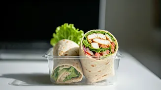 Protein Wraps That Travel Well To The Office
