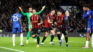 Chelsea held 2-2 by Bournemouth in Premier League: Key stats