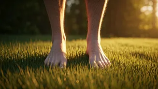 Spend Ten Minutes Walking Barefoot Outdoors To Reduce Burnout