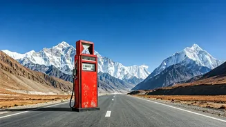 Sky-High Fuel: The World's Highest Petrol Pump