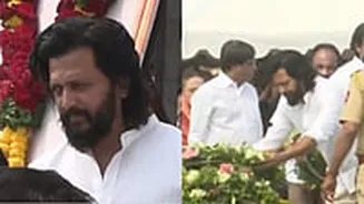 Ajit Pawar Funeral: Riteish Deshmukh Pays Last Respect To 'Dada' In Baramati; Heartbreaking Visuals Surface
